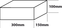 Einbaukasten 300x150x100