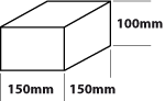 Einbaukasten 150x150x100